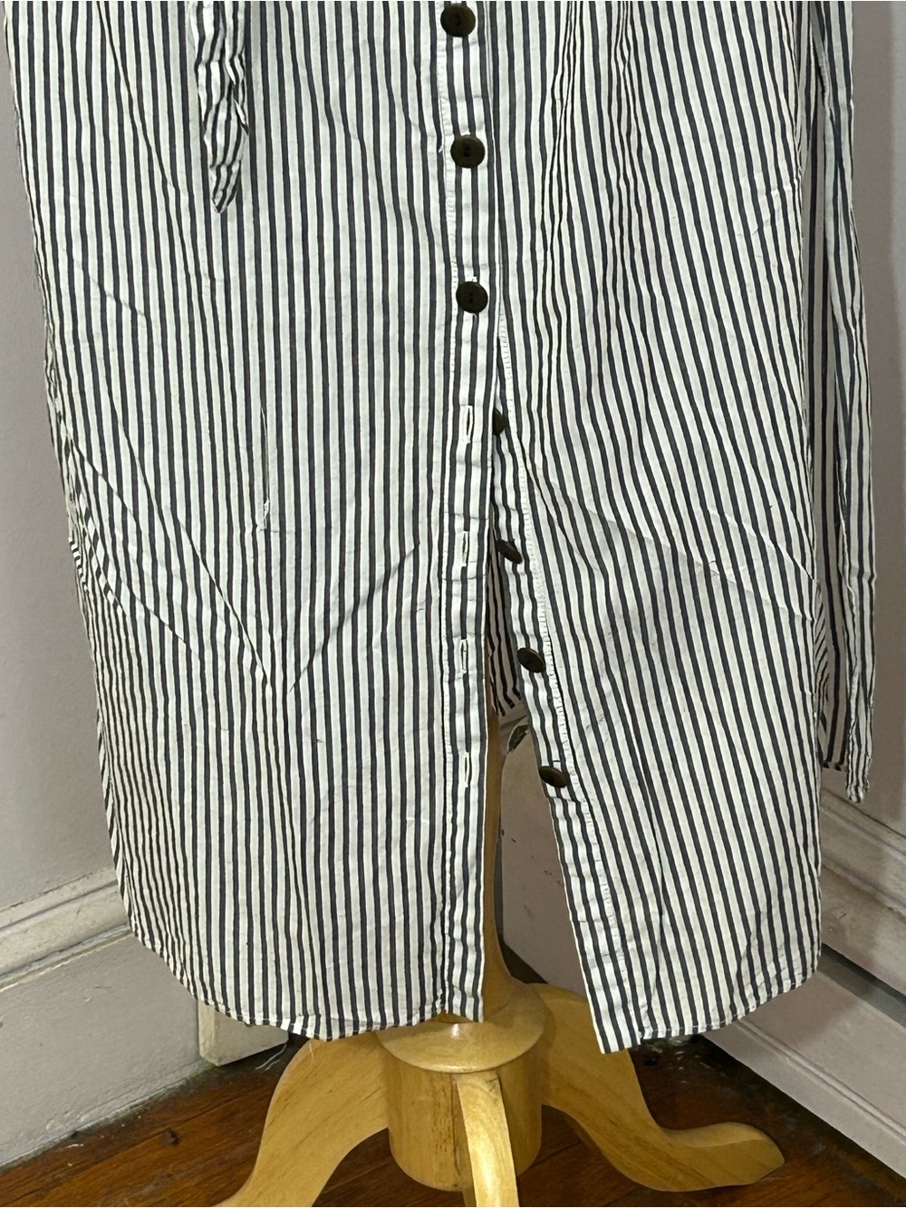 Mara Hoffman Thora Stripe Wrap Front Dress - Picture 9 of 11